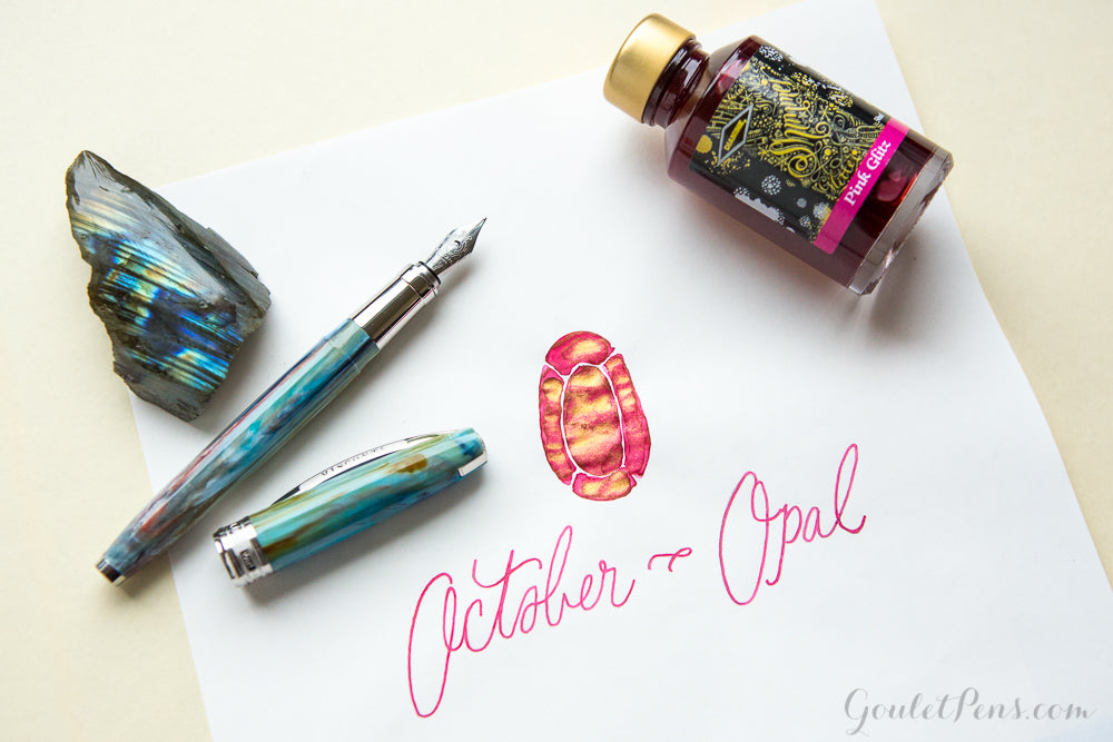 Diamine Pink Glitz - 50ml Bottled Ink