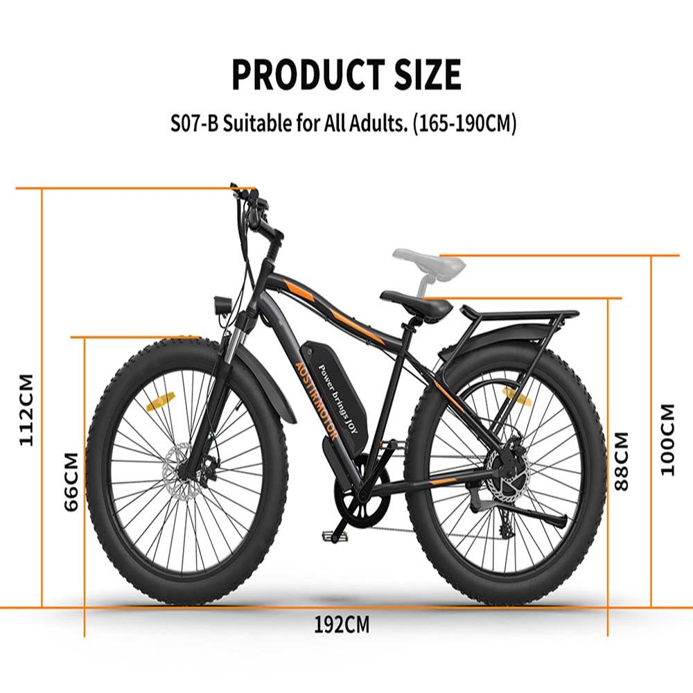 Yescom 26 Inch Electric Bike Fat Tire E-bike 48V 750W