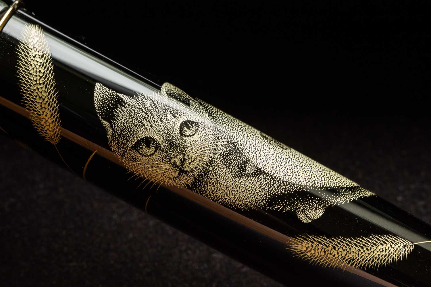 Namiki Chinkin Fountain Pen - Cat