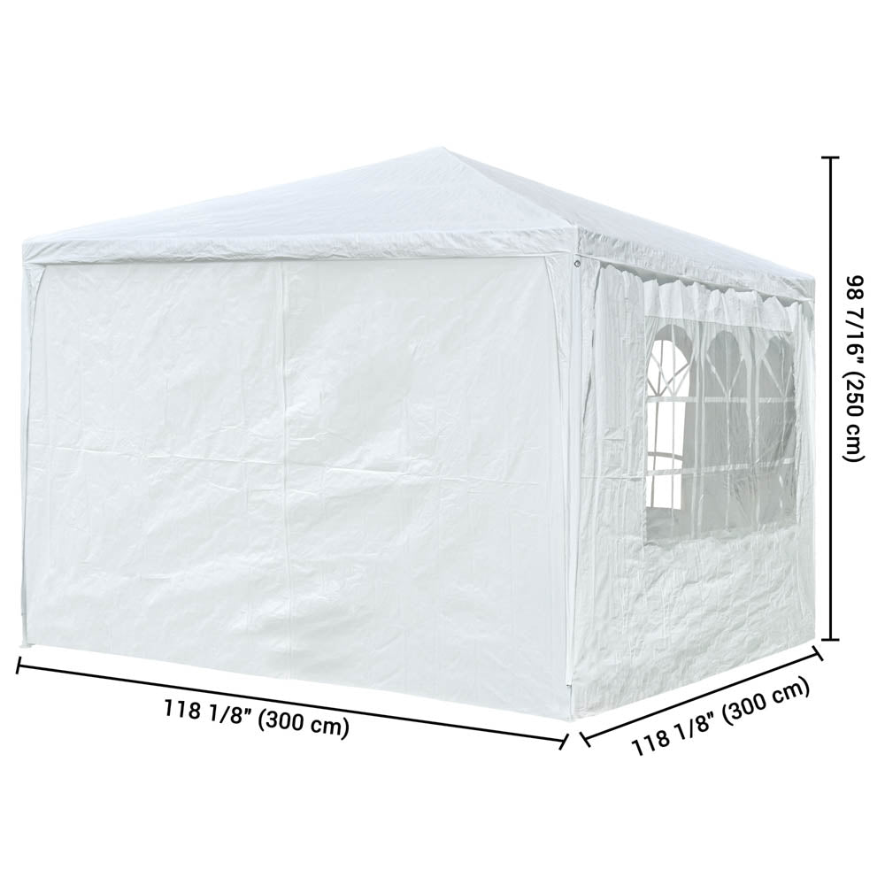 Yescom 10' x 10' Outdoor Wedding Party Tent 4 Sidewalls