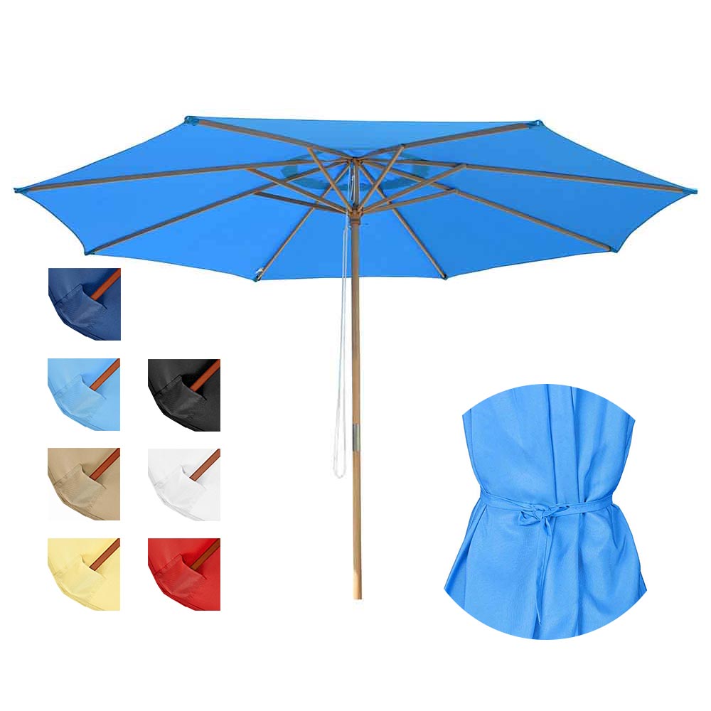 Yescom 13ft Patio Wood Market Umbrella Multiple Colors