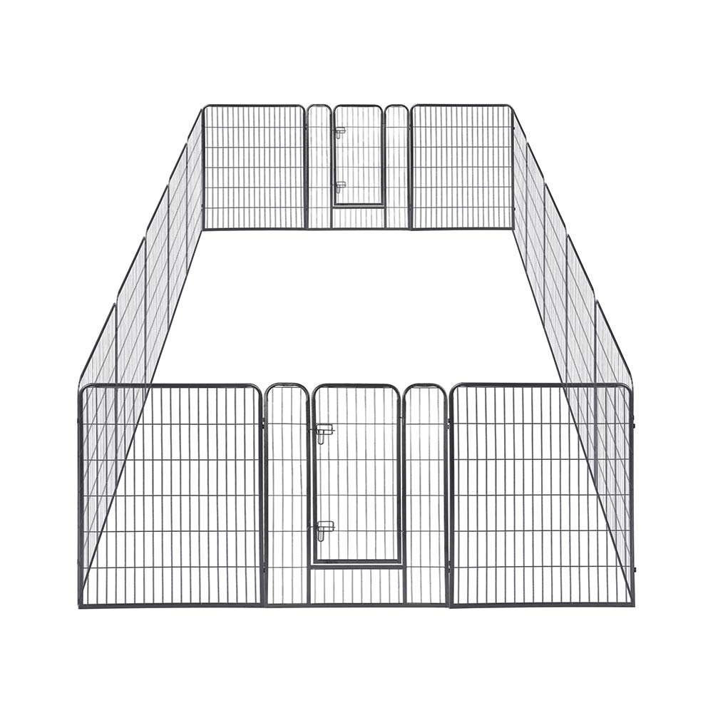 Yescom Heavy Duty Dog Playpen 40 Tall 16-Panel Puppy Pen Metal