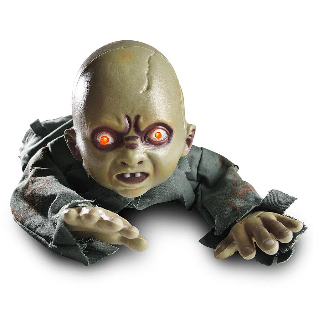 Yescom Animated Crawling Baby Zombie Halloween Decoration Prop