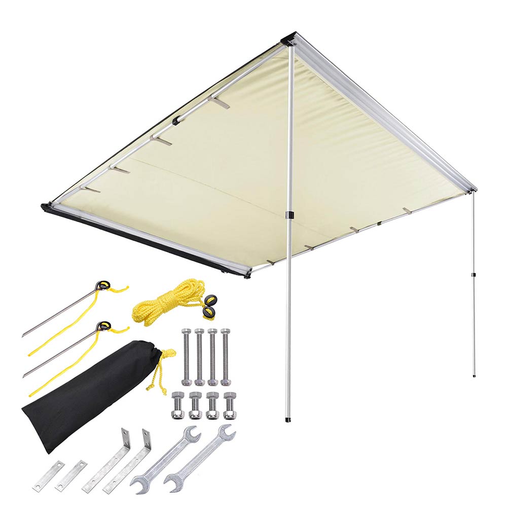 Yescom Awning 8' 2 x 7' 7 Vehicle Rooftop Side Tent Shade