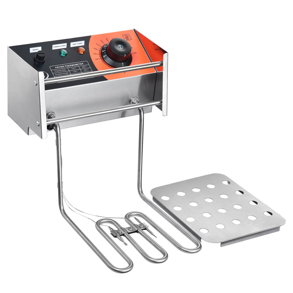 Yescom Stainless Steel Electric Countertop Fat Deep Fryer 8L