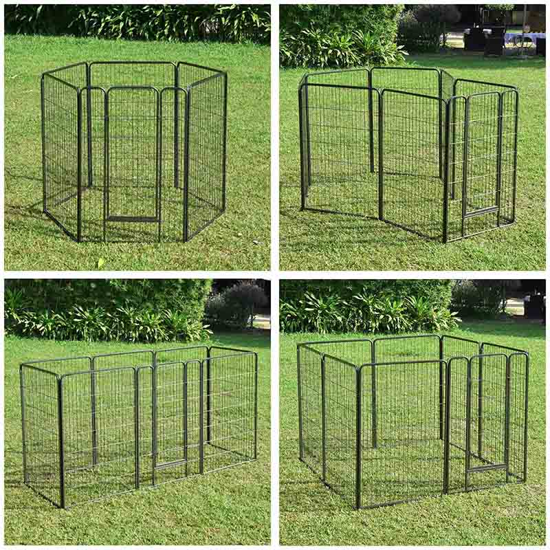 Yescom Heavy Duty Dog Playpen 47 Tall 48-Panel Puppy Pen Metal