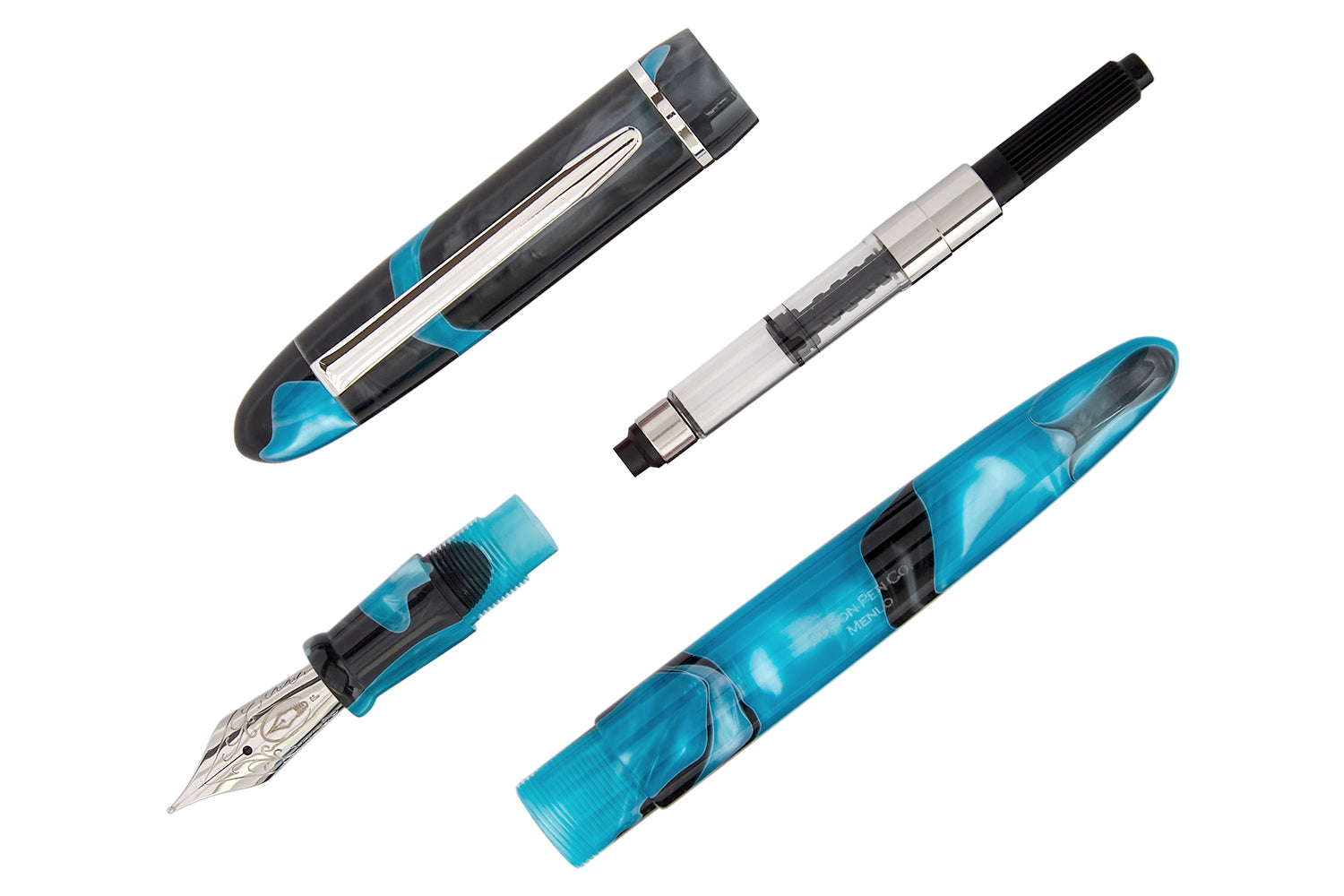 Edison Menlo Fountain Pen - Blue Grotto