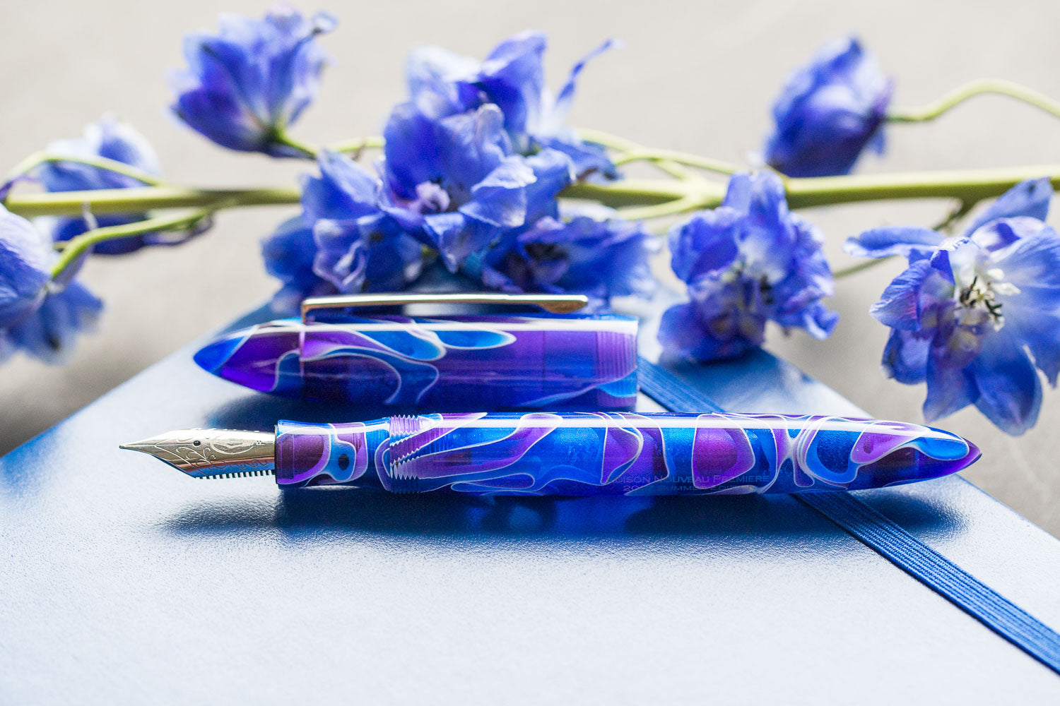 Edison Premiere Fountain Pen - Delphinium