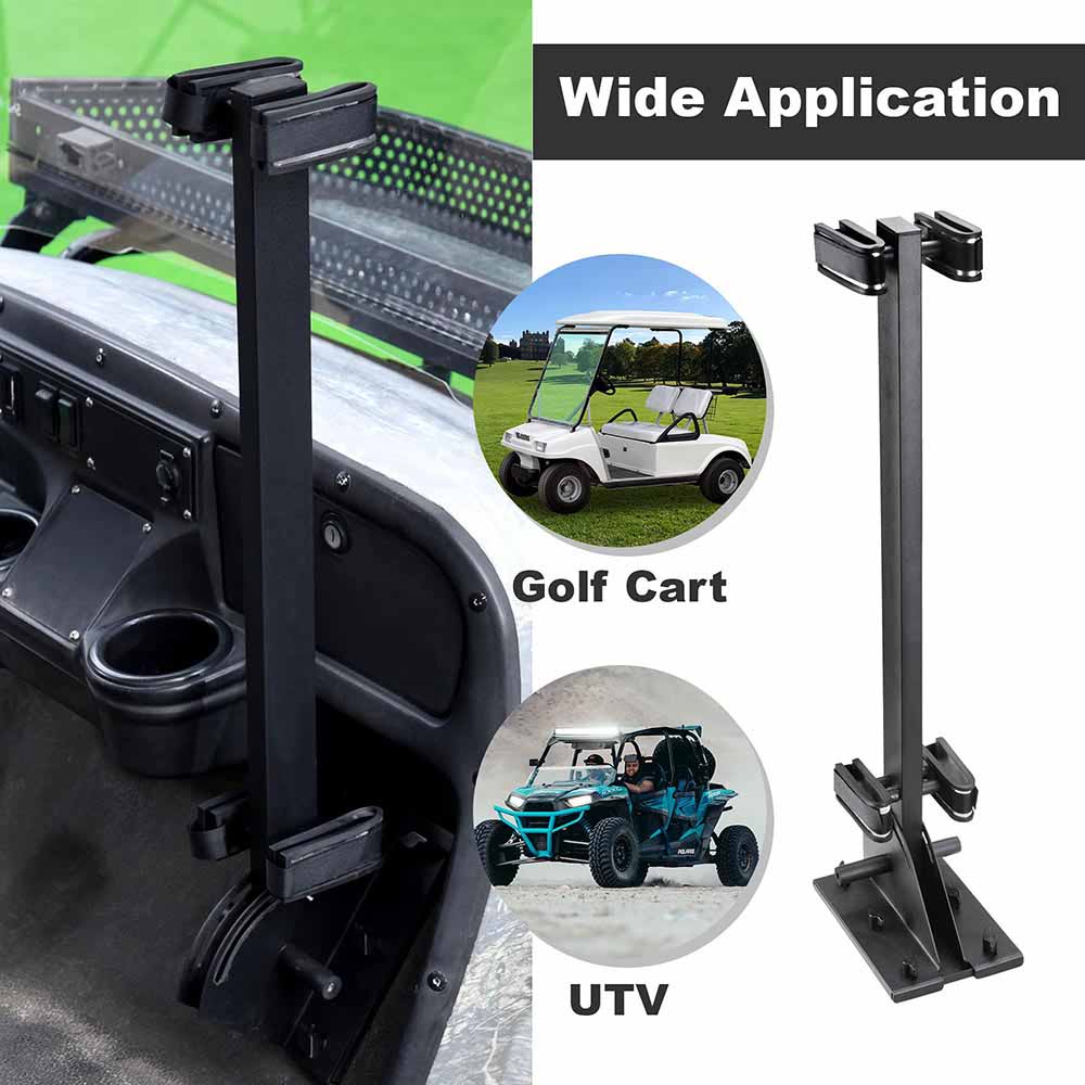 Yescom Golf Cart Club Car Stand Up Rack Holder Stand 2 positions