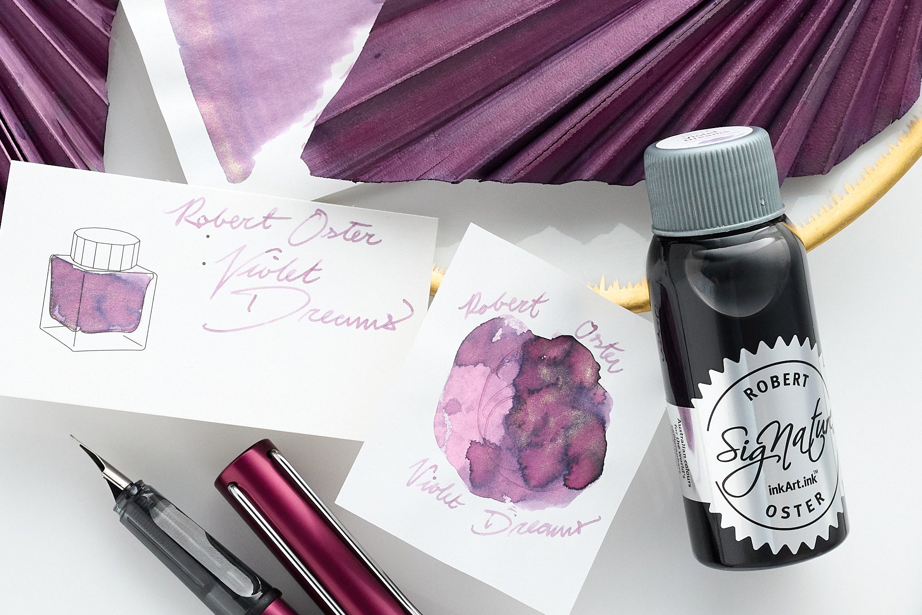 Robert Oster Violet Dreams - Ink Sample