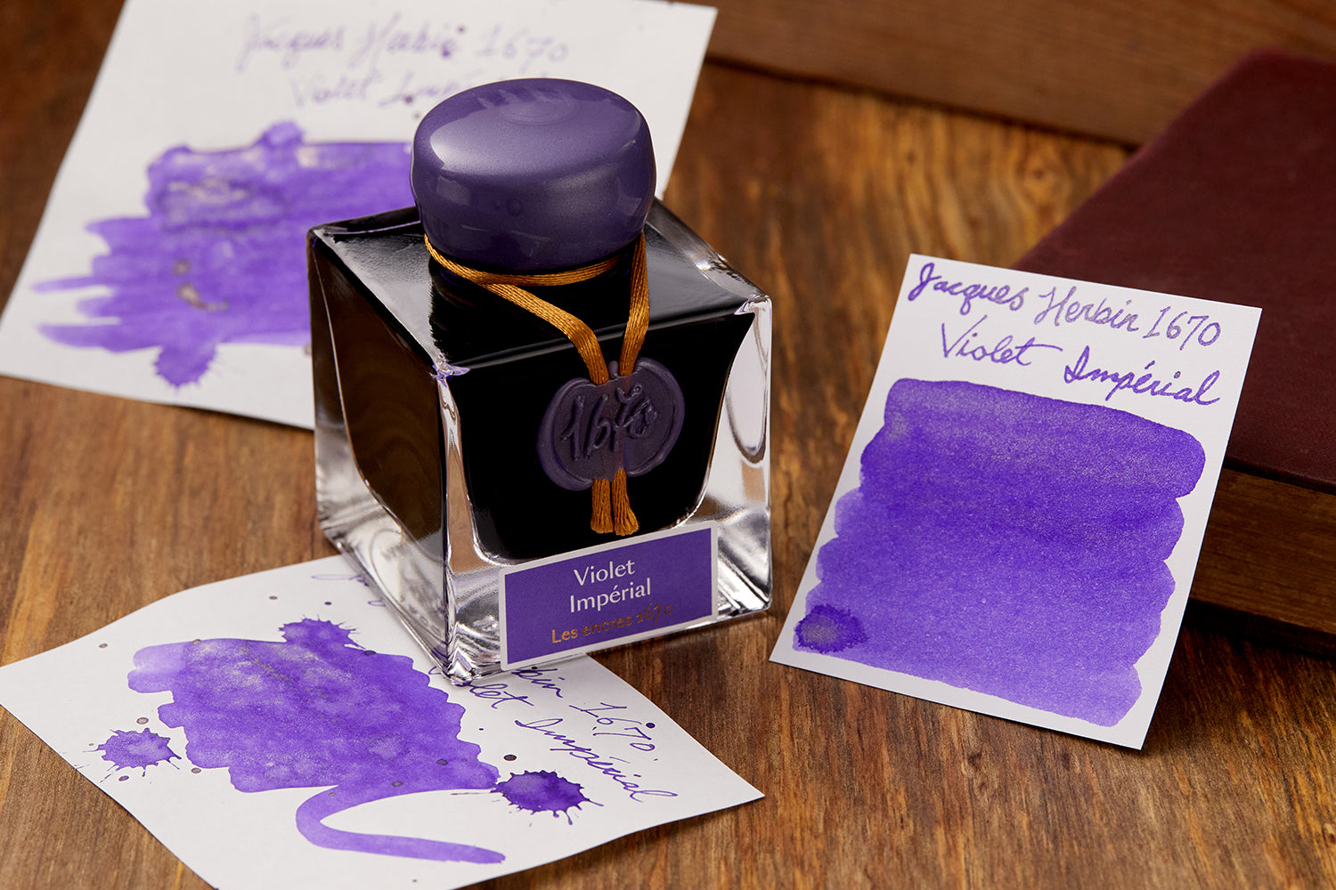 Jacques Herbin 1670 Violet Imperial - 50ml Bottled Ink