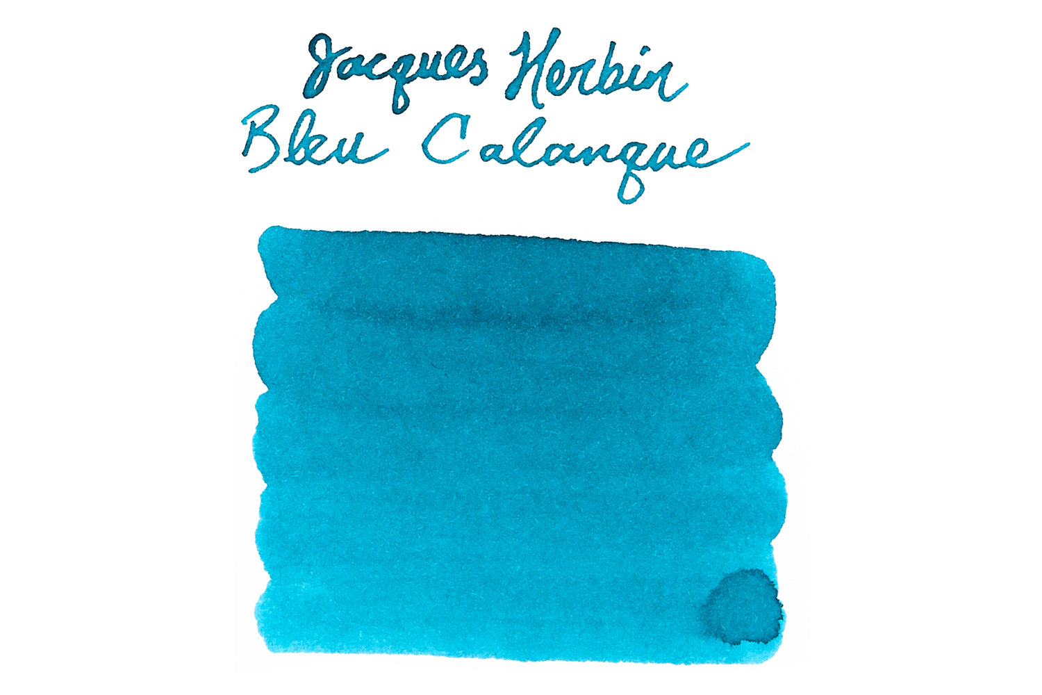 Jacques Herbin Bleu Calanque - Ink Sample