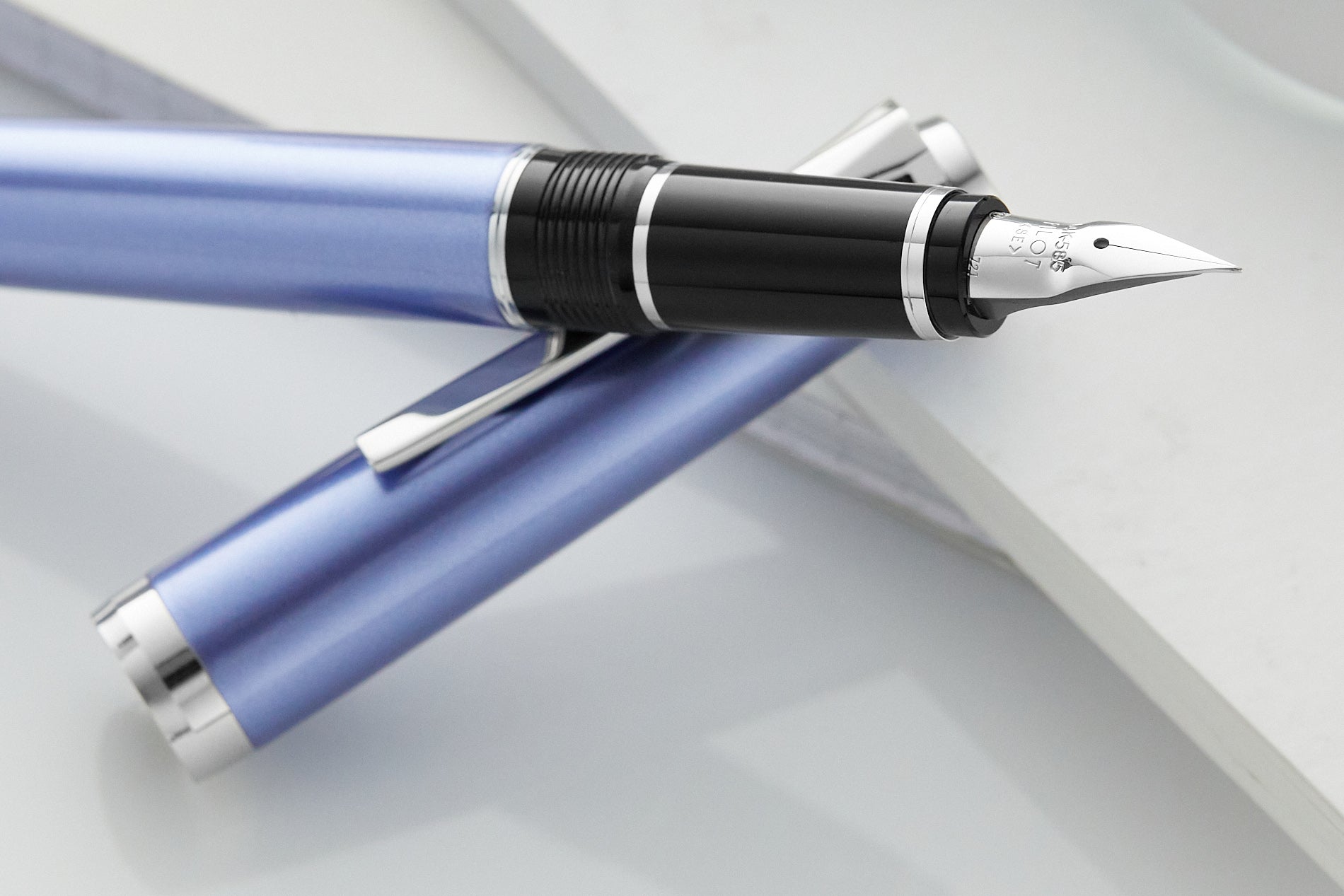 Pilot Metal Falcon Fountain Pen - Sapphire