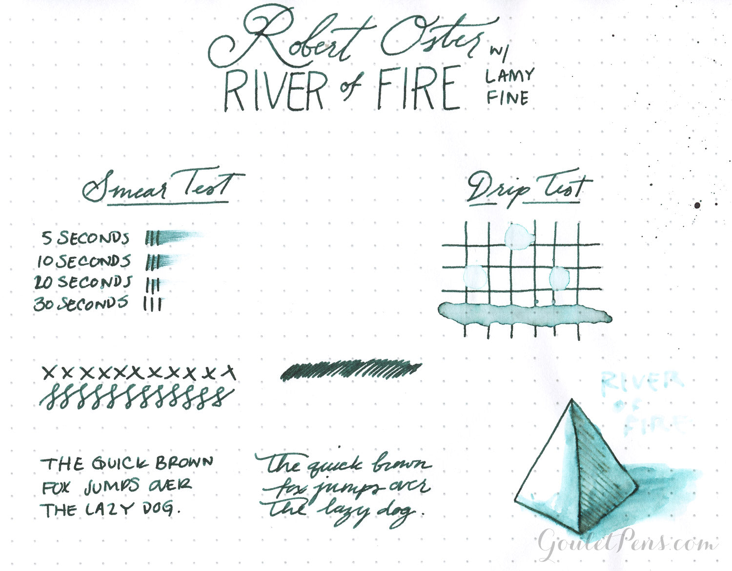 Robert Oster River of Fire - 50ml Bottled Ink