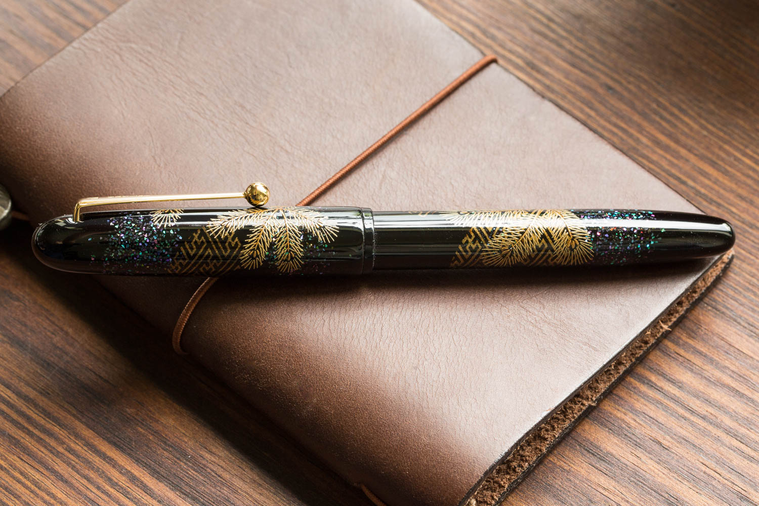 Namiki Yukari Maki-e Fountain Pen - Pine Needles