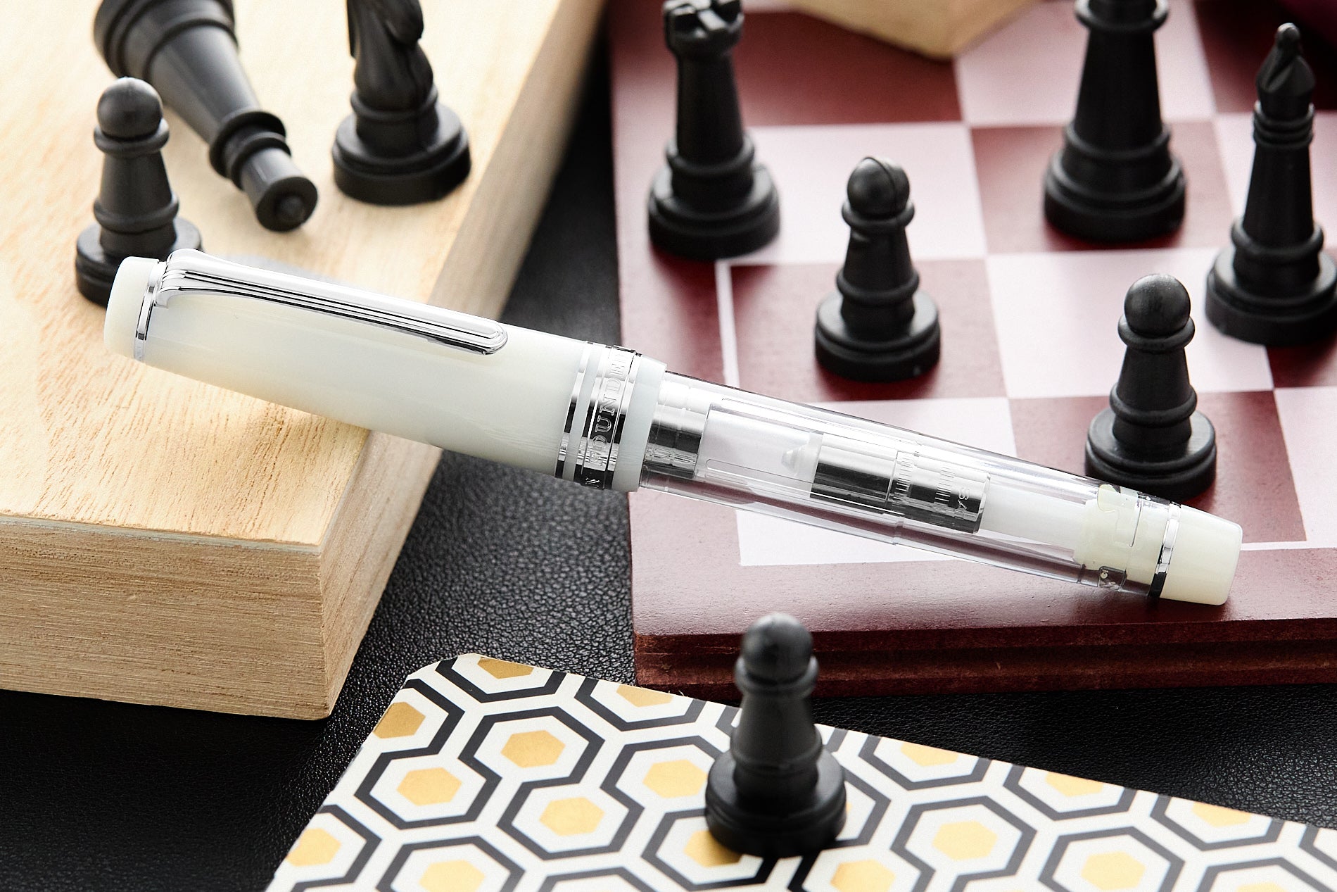 (Bottom Shelf) Sailor Pro Gear Fountain Pen - Soul of Chess (Limited Edition)