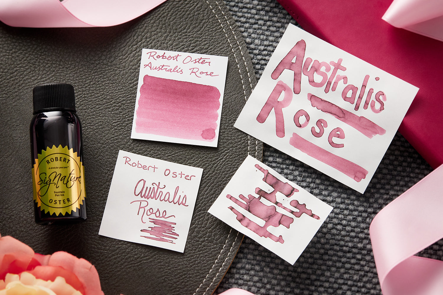 Robert Oster Australis Rose - Ink Sample