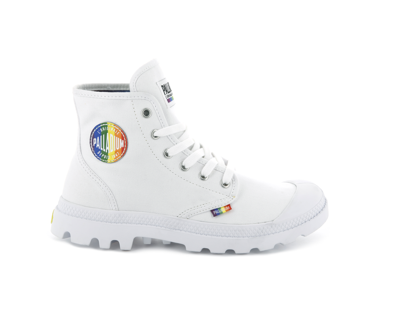 76521-132-M | PAMPA PRIDE | WHITE/RAINBOW