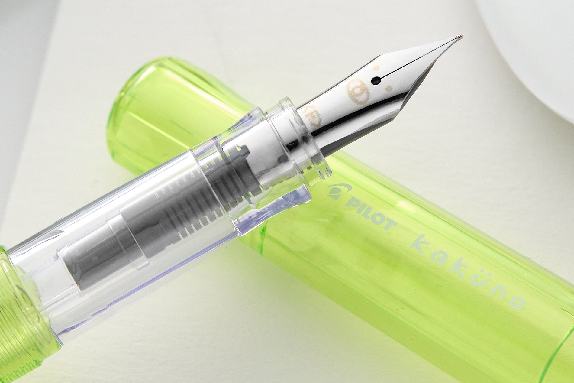 Pilot Kakuno Fountain Pen - Translucent Green