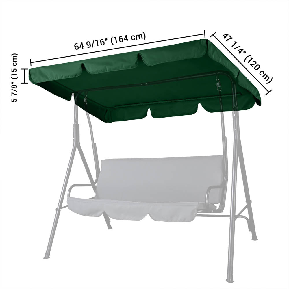 Yescom Patio Porch Replacement Swing Canopy 64x47