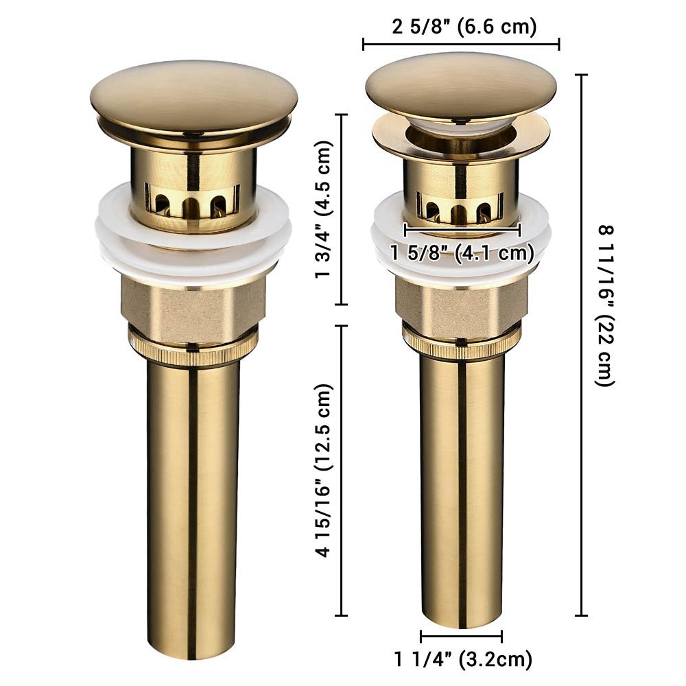 Aquaterior Bathroom Sink Faucet 1-Handle Cold & Hot, 7.5H