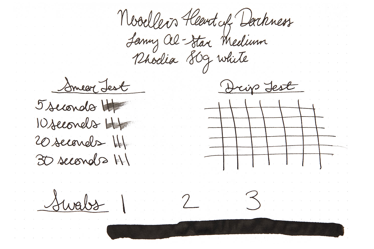 Noodler's Heart of Darkness - 4.5oz Bottled Ink with Free Charlie Pen