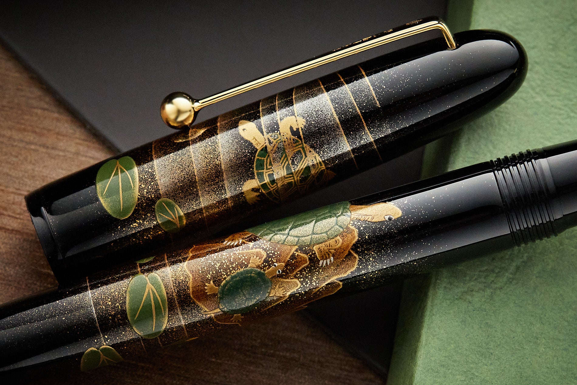 Namiki Yukari Maki-e Fountain Pen - Turtles