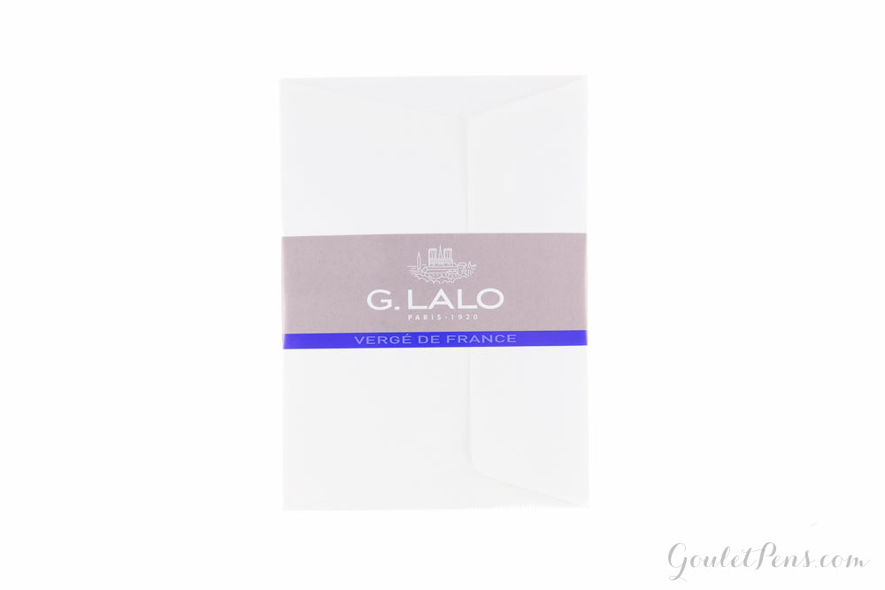 G. Lalo Vergé de France Small Envelopes - White