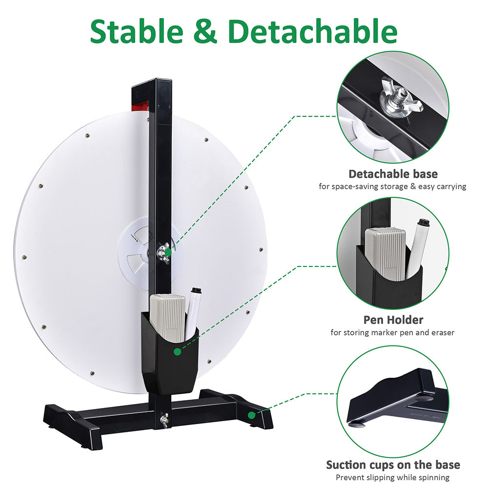 WinSpin 15 Prize Wheel Tabletop Breeze Wheel 12-Slot