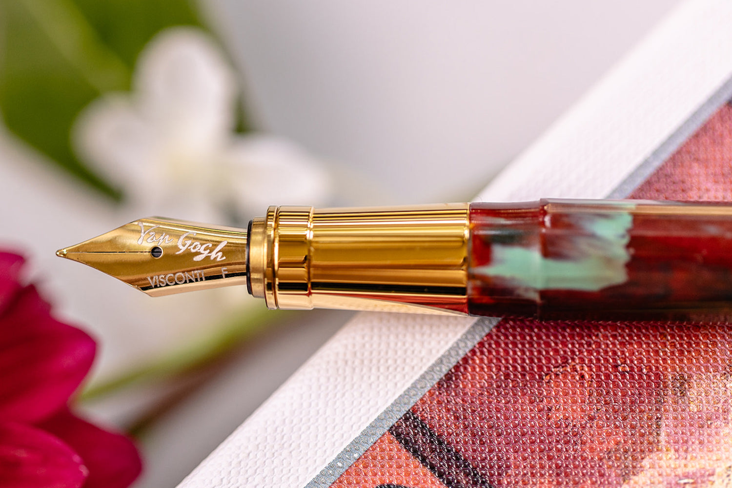 (Bottom Shelf) Visconti Van Gogh Fountain Pen - Flowering Plum Orchard