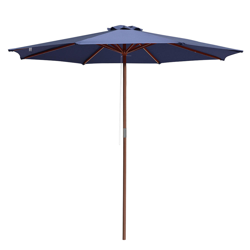 Yescom 9ft Patio Wood Market Umbrella Multiple Colors