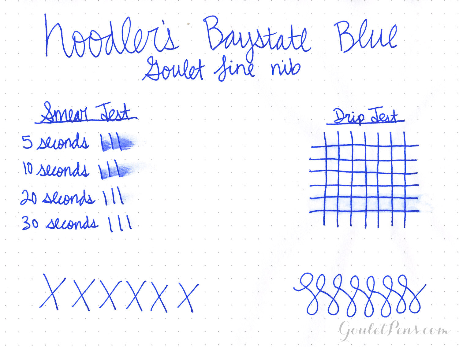 Noodler's Baystate Blue - 4.5oz Bottled Ink with Free Charlie Pen