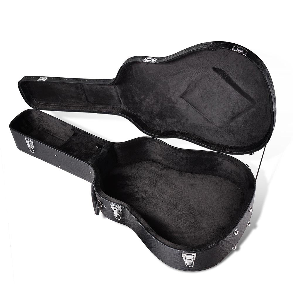 Yescom Lockable Guitar Wood Hard-Shell Case 41 Acoustic