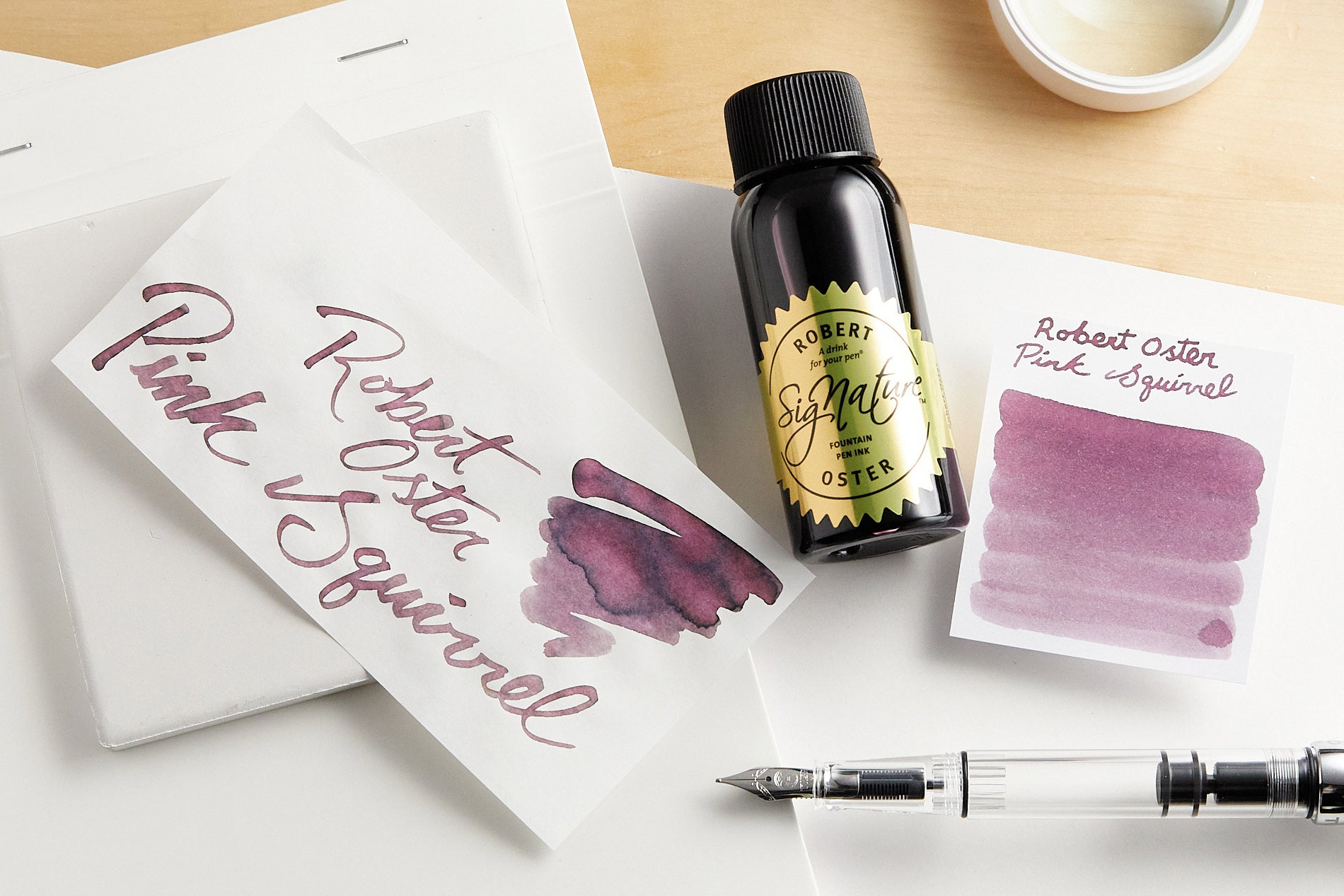 Robert Oster Pink Squirrel - Ink Sample