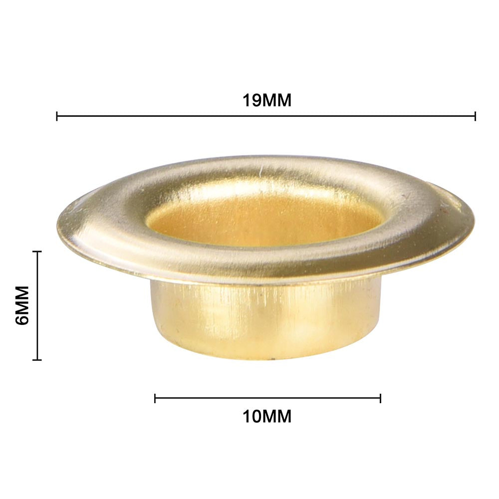 Yescom #2 Grommet 1000x 3/8 for Semi-Auto, Pneumatic & Full-Auto Machine