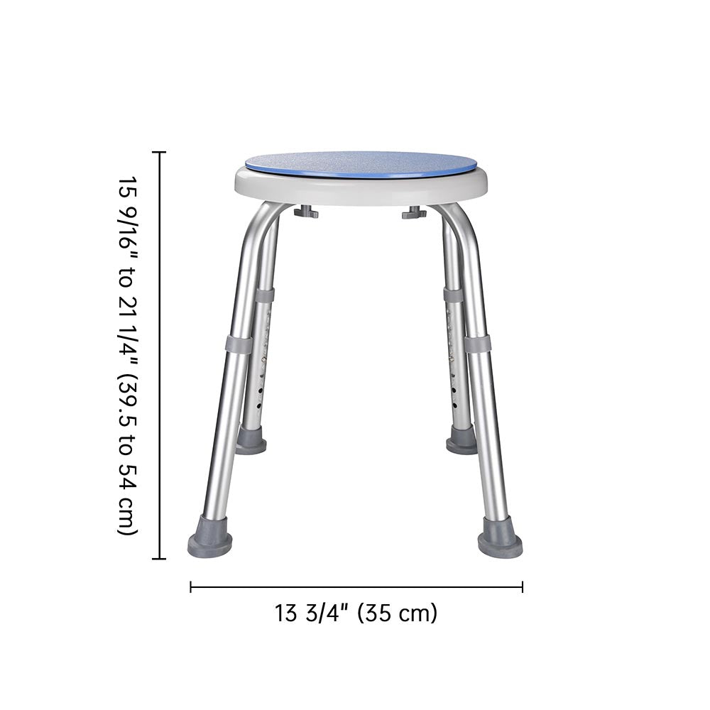 Yescom Shower Safety Stool with Rotating Seat Medical Bath