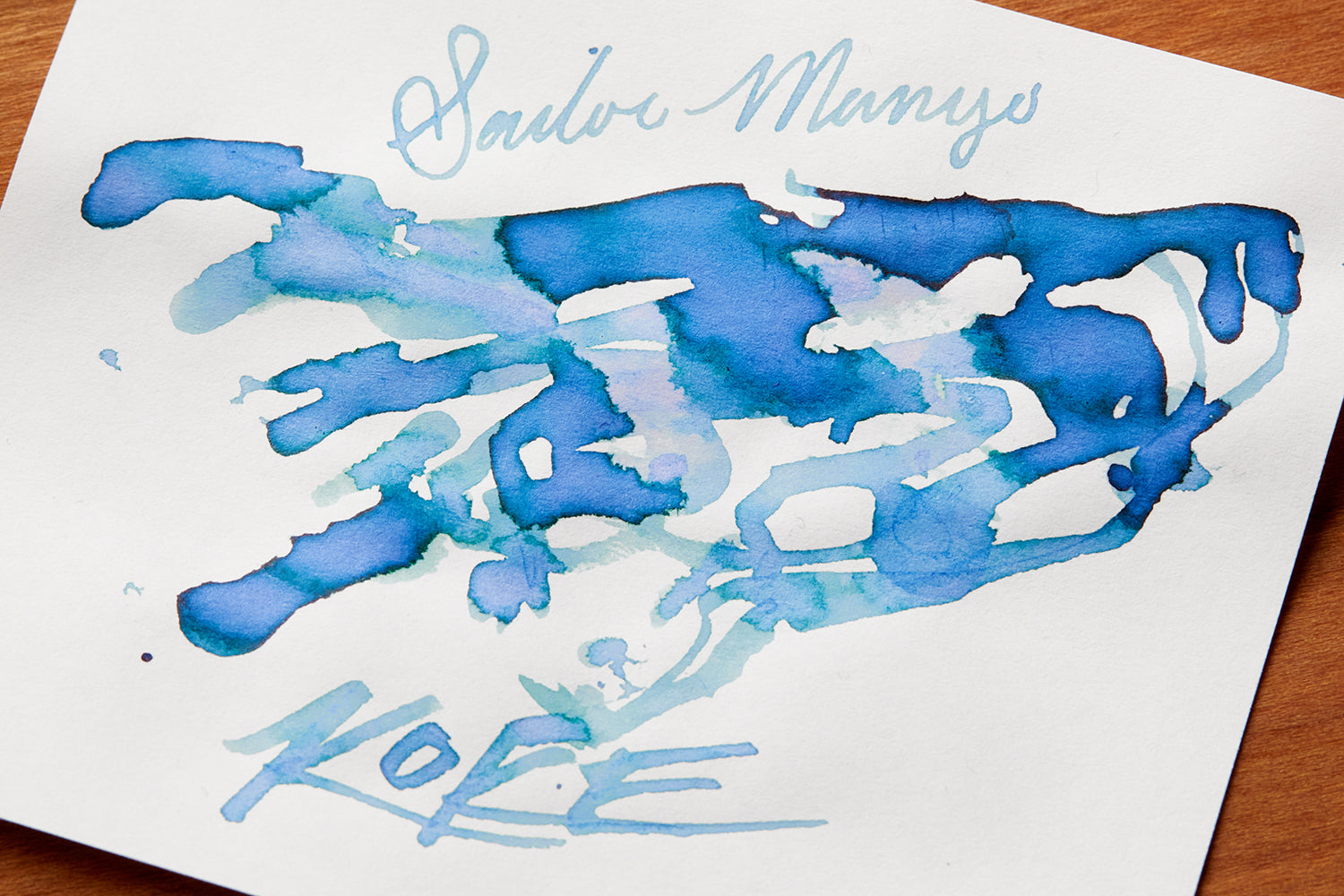 Sailor Manyo Koke - Ink Sample