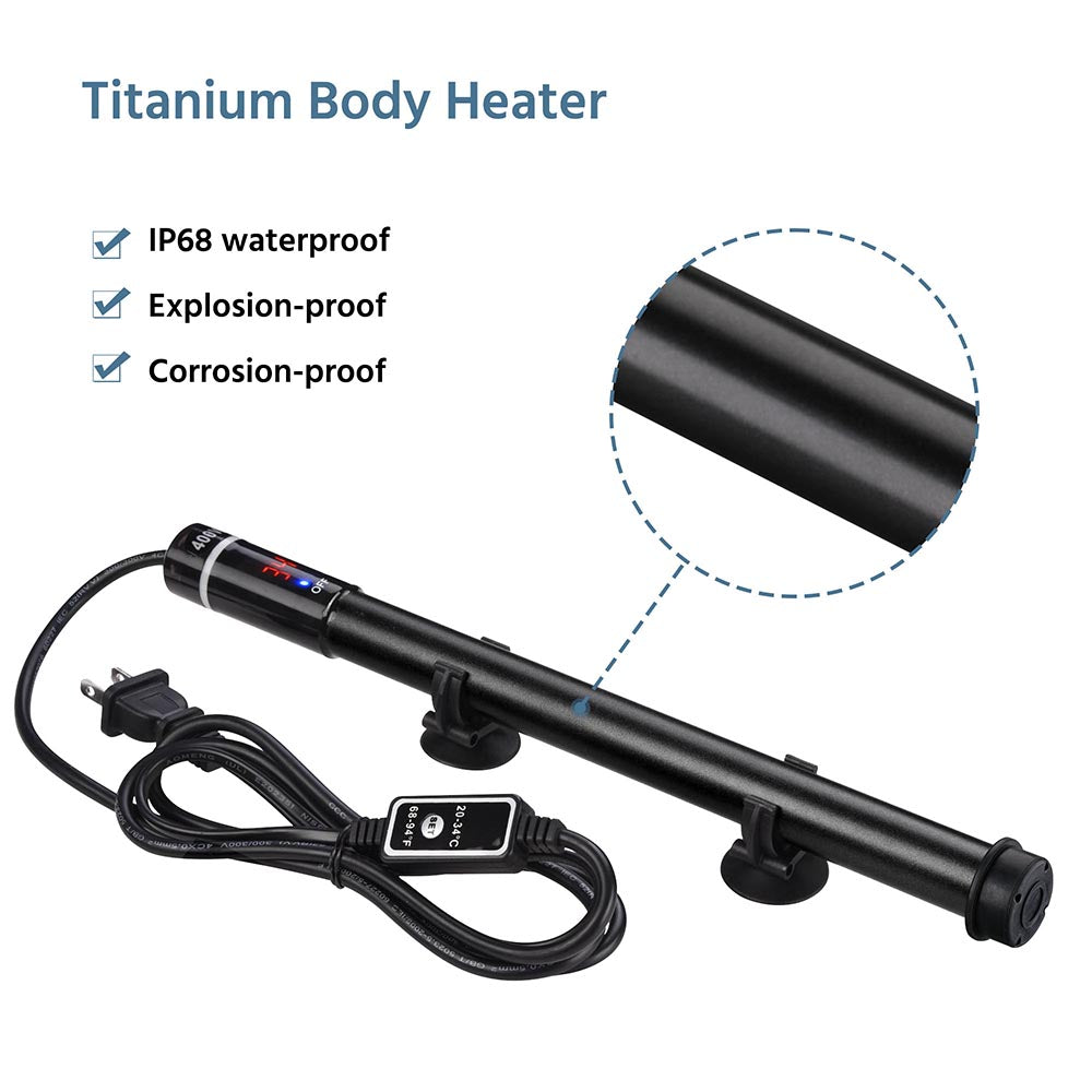 AquaBasik 400W Aquarium Heater for 75 Gallon Tank