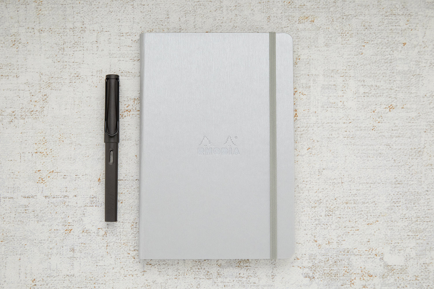 Rhodia A5 Webnotebook - Silver, Lined