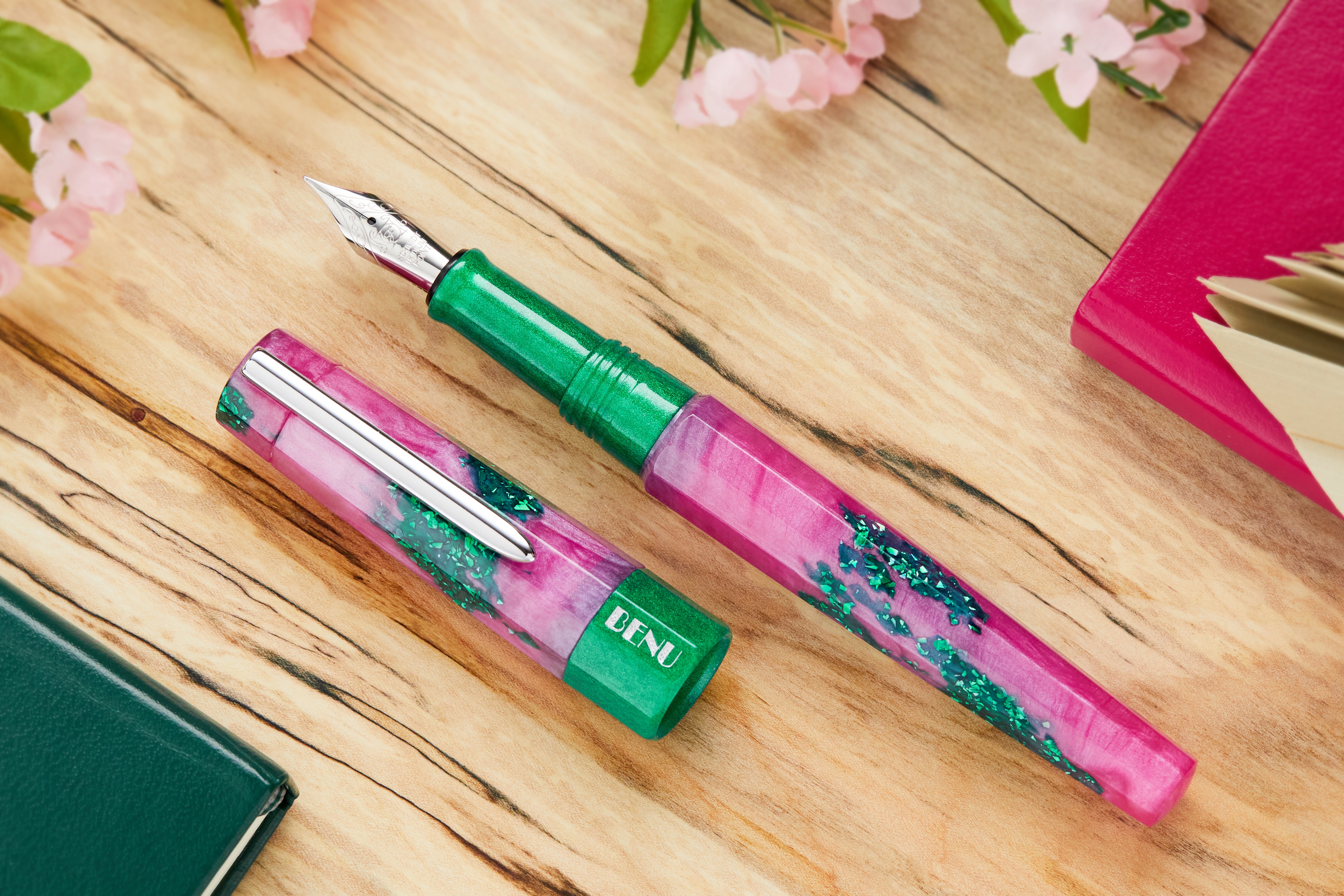 BENU Euphoria Fountain Pen - Watermelon Mojito (Special Edition)