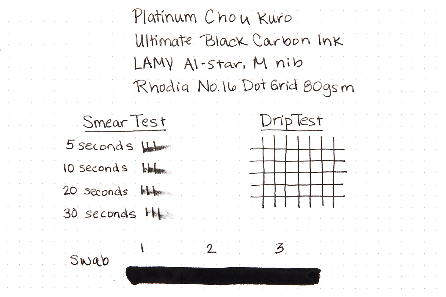 Platinum Chou Kuro Black - 60ml Bottled Ink