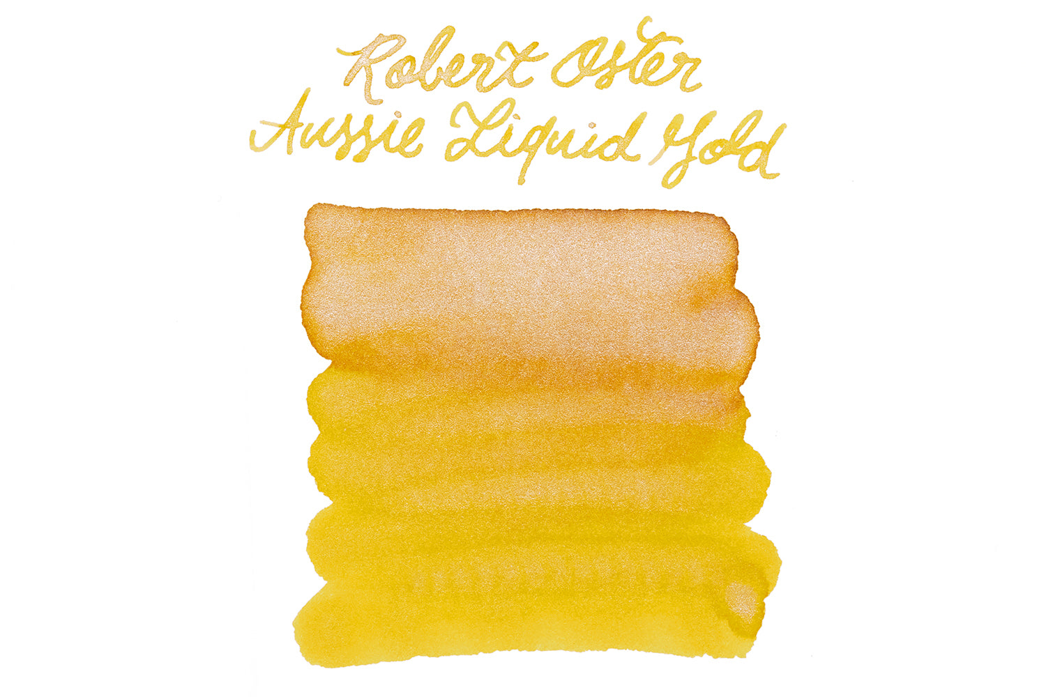 Robert Oster Aussie Liquid Gold - Ink Sample