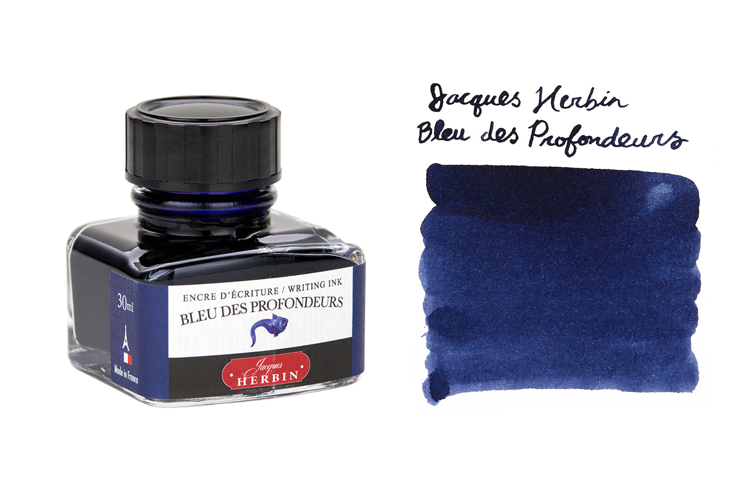 Jacques Herbin Bleu Des Profondeurs - 30ml Bottled Ink