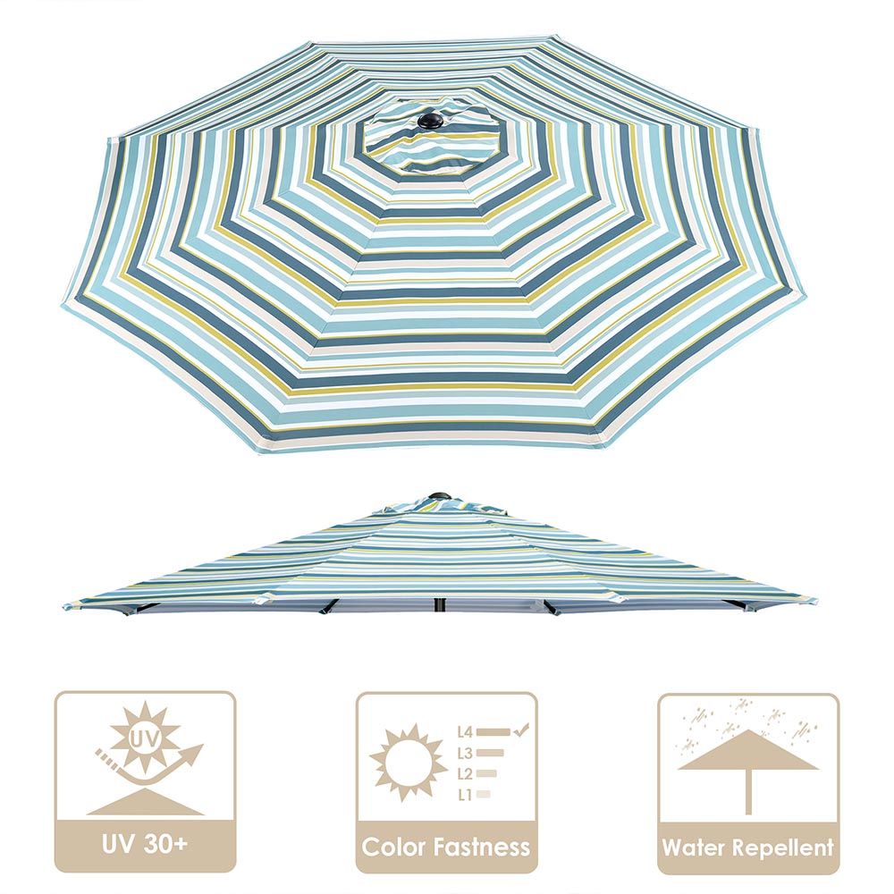 Yescom 8' Outdoor Market Umbrella Replacement Canopy Color Optional