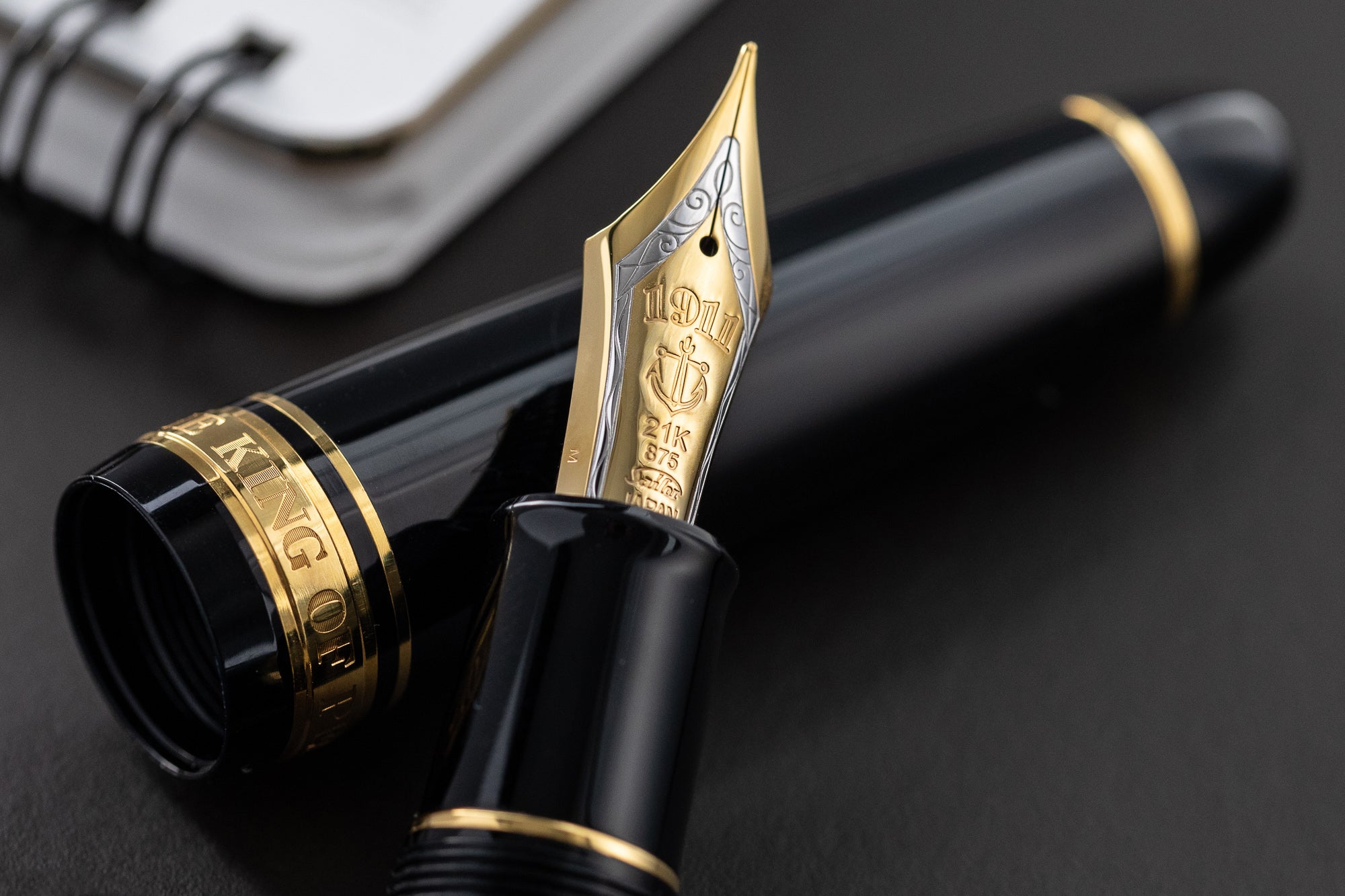 Sailor 1911 King of Pens Fountain Pen - Black/Gold