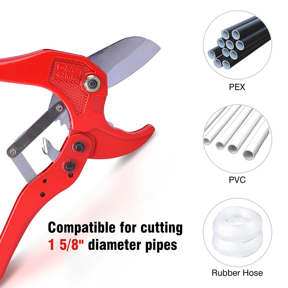 Yescom PEX Pipe Cutter for 1-5/8 PVC Tube & Rubber Hoses