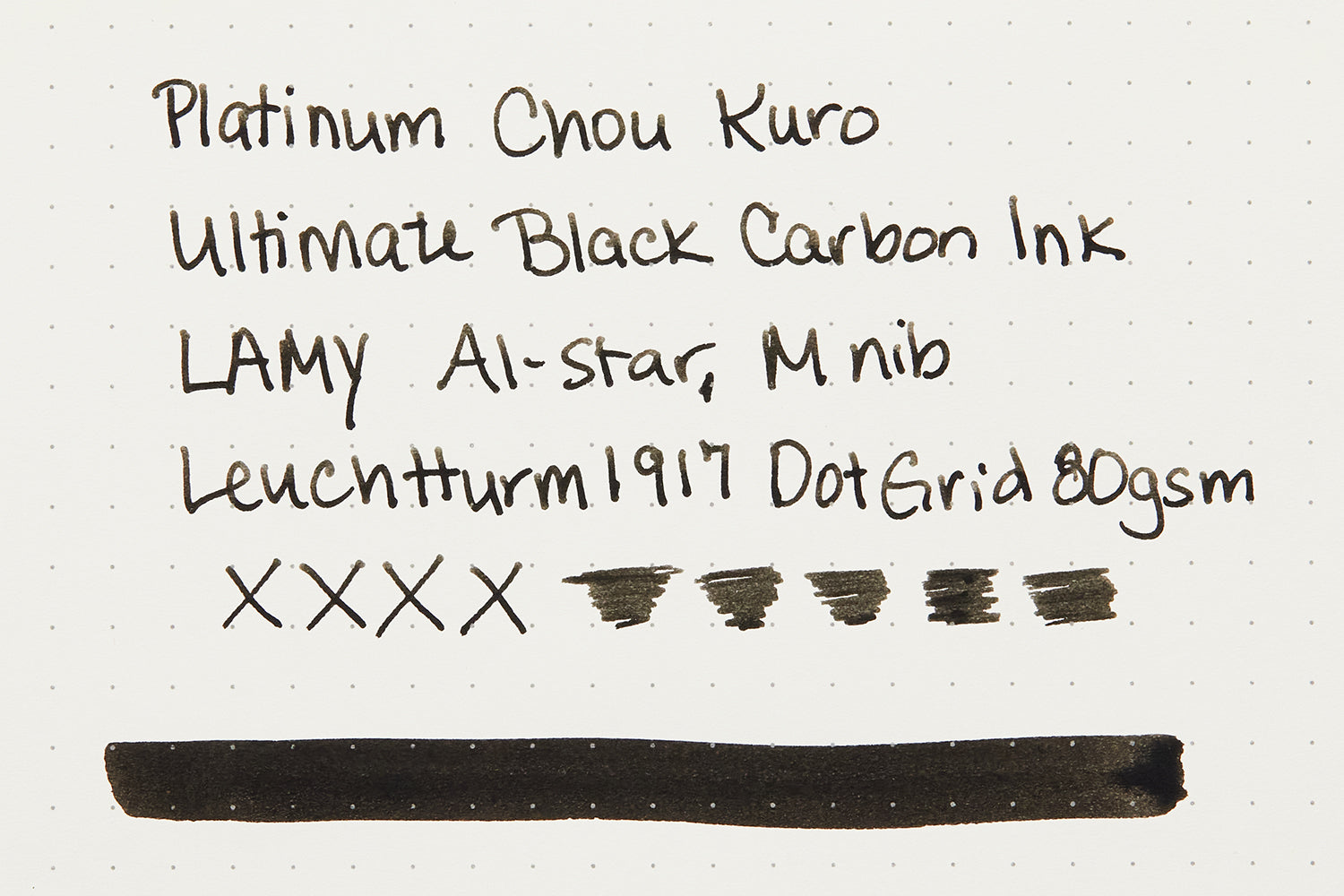 Platinum Chou Kuro Black - 60ml Bottled Ink