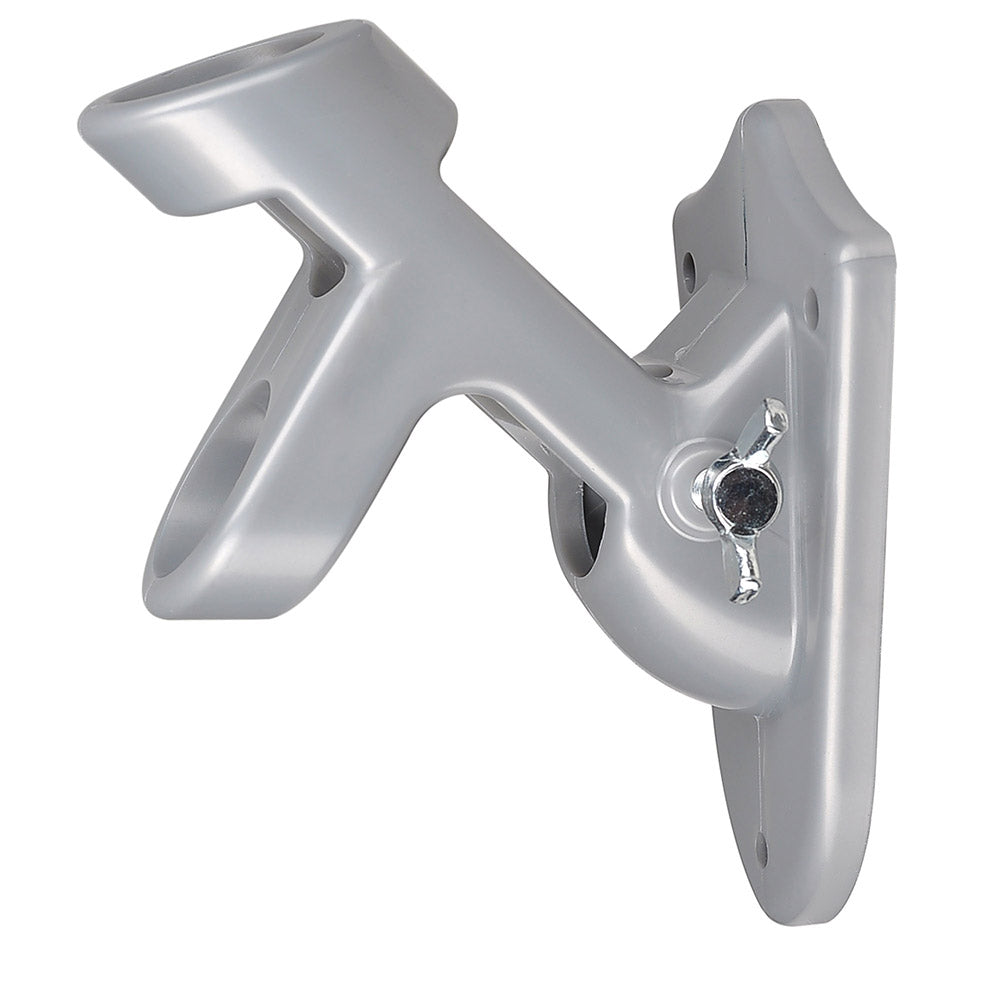 Yescom 2-Angle Flag Pole Wall Bracket for 1 Flag Pole