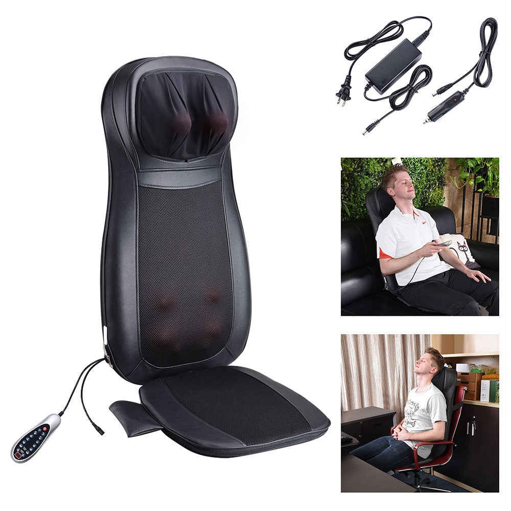 Yescom Massage Cushion Heated for Neck Back Hip Shiatsu