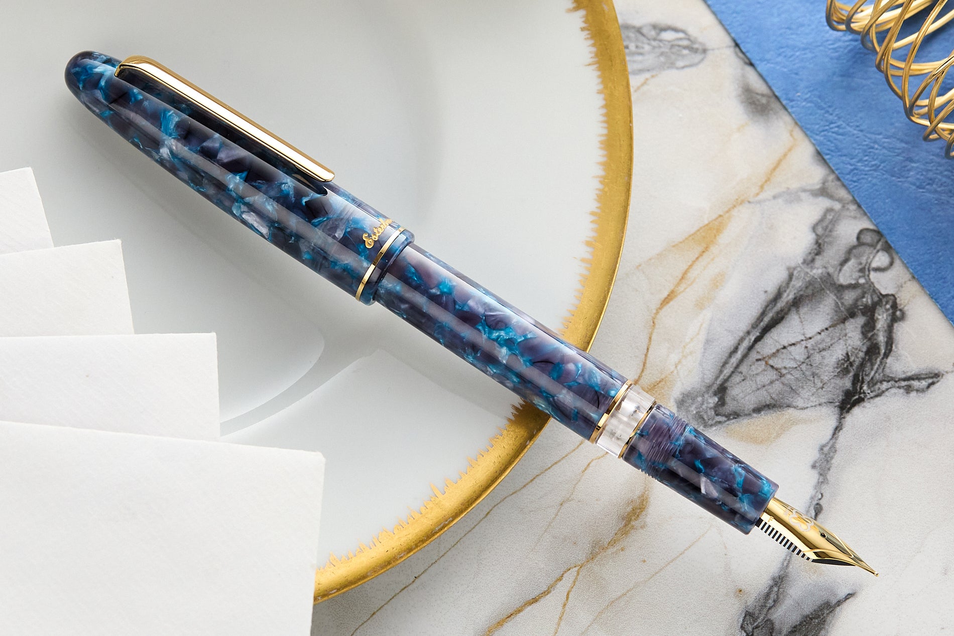 Esterbrook Estie Piston Fountain Pen - Blue Moon (Special Edition)